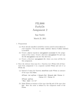 FIL3000 ForSyDe Assignment 2