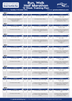 Run/Walk - Great Scottish Run