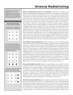 Arizona Redistricting - Tucson Audubon Society