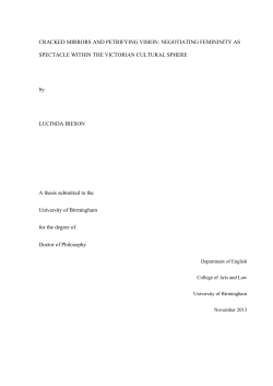 Cracked mirrors and petrifying vision: negotiating femininity as