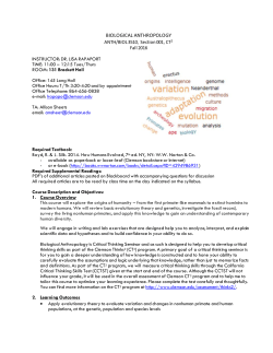 Biological Anthropology