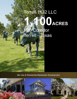Terrell 1132 LLC I-20 Corridor Terrell - Texas