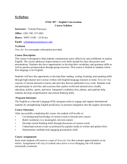 High Intermediate English Conversation