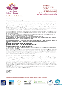 Beat Baby home loan - Myton Park Primary School