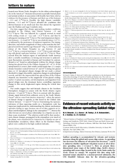 Evidenceofrecentvolcanicactivityon the ultraslow