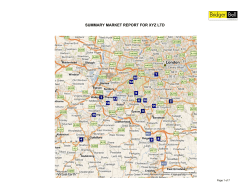summary market report for xyz ltd