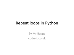 Iteration (repeat x times) loops in Python - Code