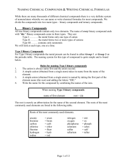 While there are many thousands of different chemical compounds