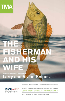 the fisherman and his wife - Theatre and Media Arts