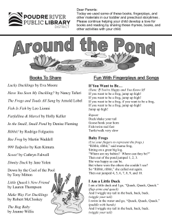 Books To Share Fun With Fingerplays and Songs