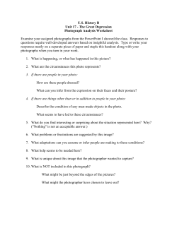 Great Depression Lesson/Unit Supporting Resources