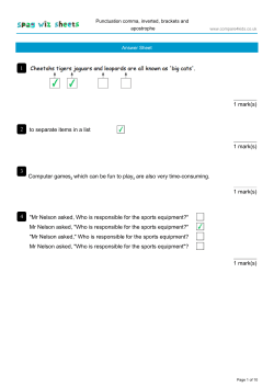 punctuation comma inverted answers