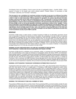 Terms and Conditions