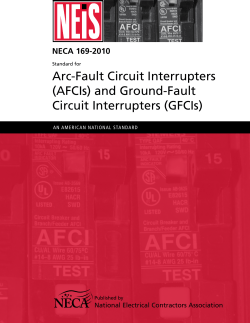 Arc-Fault Circuit Interrupters (AFCIs) and Ground