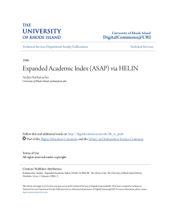 Expanded Academic Index (ASAP) via HELIN