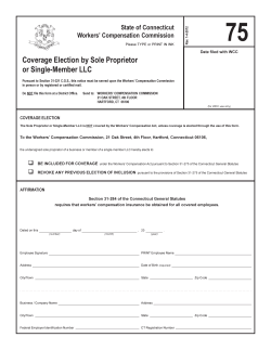 Form 75 &ndash; Coverage Election SProp Sing Mmbr