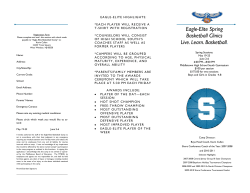 Eagle-Elite Spring Basketball Clinics Live. Learn. Basketball.