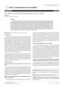 The Impact of Social Networking Sites on the Youth