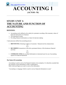 accounting 1 - WikiStudent