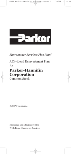 Parker-Hannifin Corporation - Investor Relations Solutions