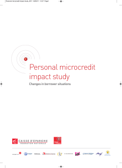 Microcr&eacute;dit Perso