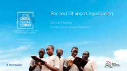 Second Chance Organization