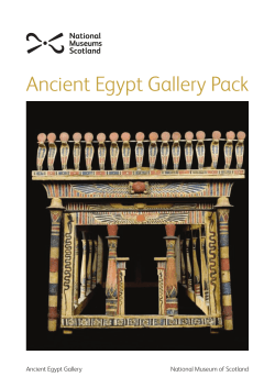 Ancient Egypt Gallery Pack - National Museums Scotland