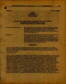 No. 23 of 2007 SCHEDULE