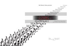 Madrigals - Gregory W. Brown