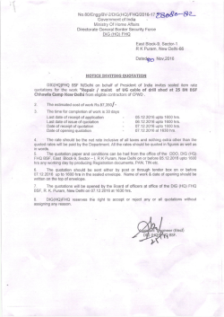 Datedgo Nov,2016 quotatio.E for the work`Repair / maint of UG