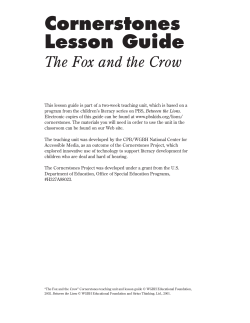 Cornerstones Lesson Guide