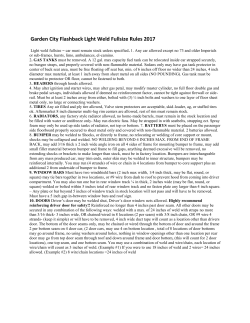 2017 Demo Derby Rules - Blue Earth County Fair
