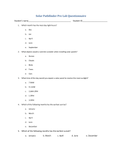 Lab 3 Solar Pathfinder