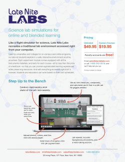 LNL One-pager with Lab Lists
