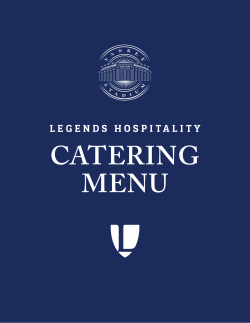 catering menu