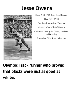 Jesse Owens - Montgomery County Public Schools