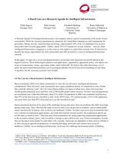 A Rural Lens on a Research Agenda for