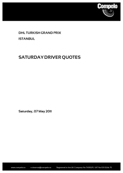 07 05 11 f1 tur qa all driver quotes e