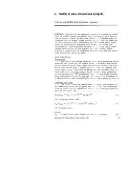 6. Stability of cubes, tetrapods and accropode