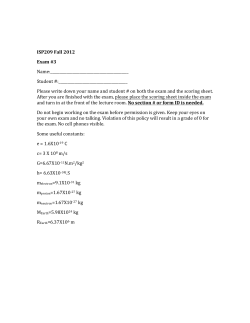 blue exam answers