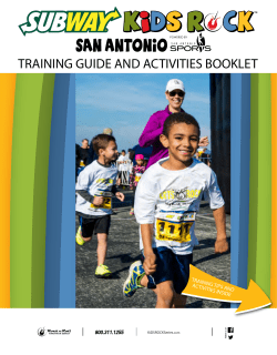 training guide and activities booklet