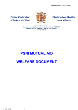 psni mutual aid welfare document