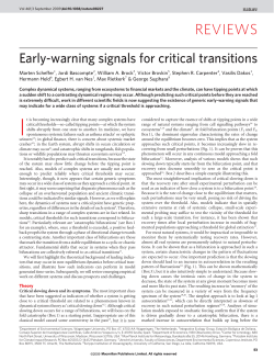 Early-warning signals for critical transitions