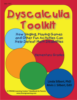 Dyscalculia Toolkit - The Mathematics Shed