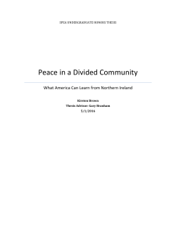 Peace in a Divided Community