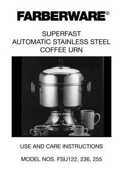 superfast automatic stainless steel coffee urn