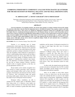 combining independent component analysis with chaotic quantifiers