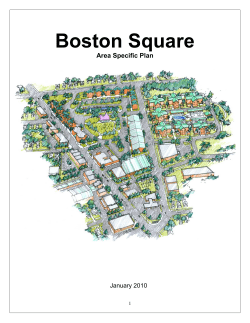 Boston Square Area Plan