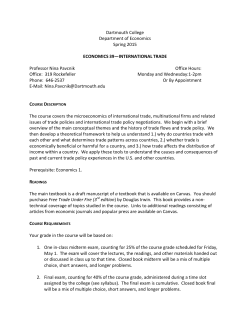 Econ 39 - Dartmouth College