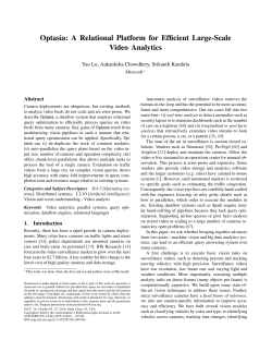 Optasia: A Relational Platform for Efficient Large-Scale